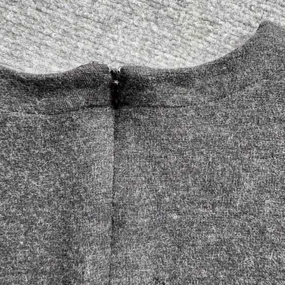 Banana Republic Dress Womens 6 Gray Wool Blend Sleeveless Sheath Neutral Career - Picture 12 of 12